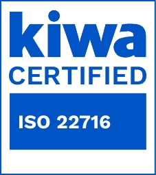Kiwa ISO 22716 certification